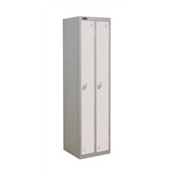Trexus Twin Locker W460xD460xH1780 Silver White