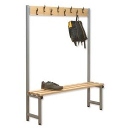 Trexus Single Side Bench with Hooks 1000x350mm Ref 866100