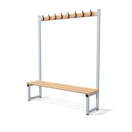 Trexus Single Side Bench with Hooks 1500x350mm Ref 866118