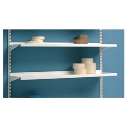 Trexus Top Shelf Additional Shelf for Shelving Unit W1000xD270mm White Metal [Pack 4]