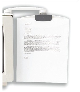 Compucessory Clip Copyholder Attaches to Monitor Movable Holds Computer Printout Ref CCS22110