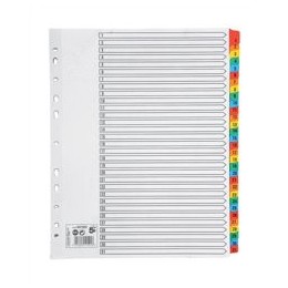5 Star Maxi Index Extra-wide 230 micron Card with Coloured Mylar Tabs 1-31 A4 White
