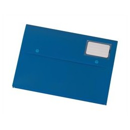 5 Star Document Wallet Polypropylene A4 Blue [Pack3]