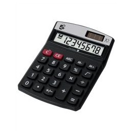 5 Star Calculator Desktop Battery/Solar-power 10 Digit 3 Key Memory Ref DT10D