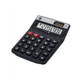 5 Star Calculator Desktop Battery/Solar-power 12 Digit 2 Set Memory Ref DT12D