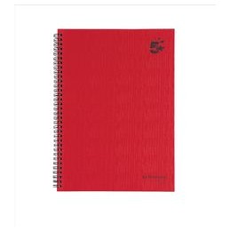 5 Star Manuscript Book Wirebound 70gsm Ruled 160 Pages A4 [Pack 5]