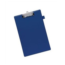 5 Star Standard Clipboard with PVC Cover Foolscap Blue