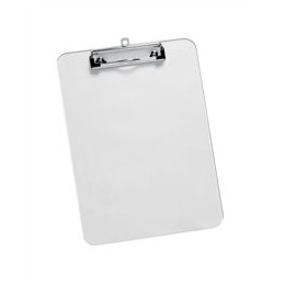 5 Star Clipboard Plastic Durable with Rounded Corners A4 Clear
