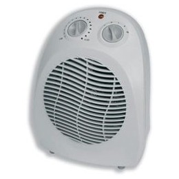 Heatrunner Fan Heater with Thermostat Three Settings 800W 1.2kW 2kW W193xD227xH227mm Ref NFD20A