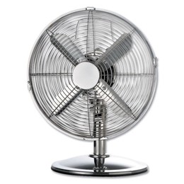 5 Star Desk Fan Oscillating 48.5Db 3-Speed 45 Watts H425mm Dia.305mm Chrome