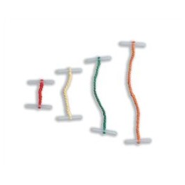 5 Star Treasury Tags Plastic-ended 25mm Red [Pack 100]