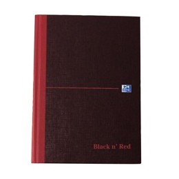 Black n Red Book A5 Index 100080491 [Pack 5]