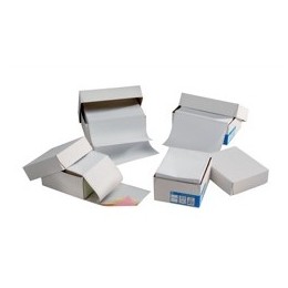 Challenge Listing Paper 1-Part Plain Standard Perforated 60gsm 11inchx241mm [2000 Sheets]