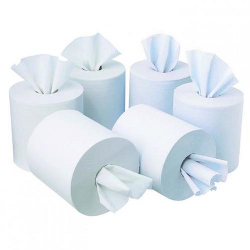 Initiative Centrefeed Roll 2-Ply 150m White [Pack of 6]