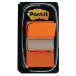 Post-It Index Tab 25mm Orange [Pack of 12]
