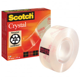 Scotch Crystal Clear Tape 19mmx33m