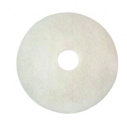 3M Economy Floor Pads 430mm White [Pack of 5]