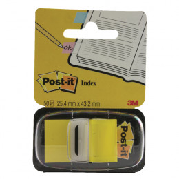 Post-It Index Tab 25mm Yellow