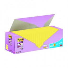 Post-It Super Sticky Z-Notes 76x76mm Canary Yellow Cabinet [Pack of 24]