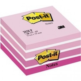 3M Post-It Cube 76x76mm Pink