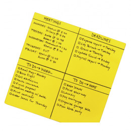 Post-it Super Sticky Yellow Big Notes 279x279mm [Pack of 30]