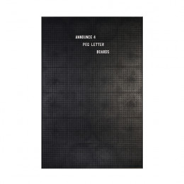Announce Peg Letter Board 920x615mm 1/Economy-4/VC/EC-KIT692