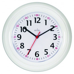 Acctim Wexham 24 Hour Wall Clock White