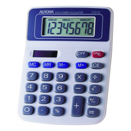 Aurora DT210 Semi-Desktop Calculator 8 Digit