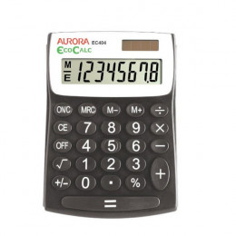 Aurora EcoCalc EC404 Semi-Desktop Calculator 12 Digit