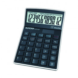 Aurora DT910P Desk Calculator Black