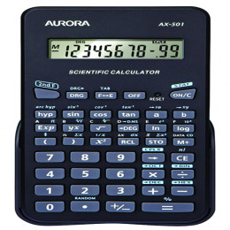 Aurora AX501 Scientific Calculator Black