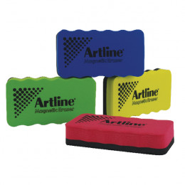 Artline Magnetic White Board Eraser Assorted [Pack of 4]