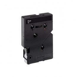 Brother P-Touch Tape TC201 12mm Black on White