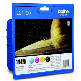 Brother LC1100 Cartridges [Pack of 4]