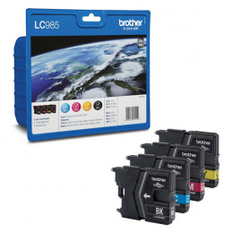 Brother LC985 Cartridges [Pack of 4]