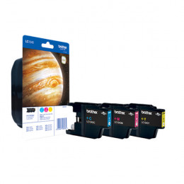 Brother LC1240 Inkjet Cartridge Rainbow Pack