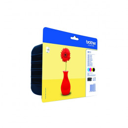 Brother LC121 Inkjet Cartridge Value Pack