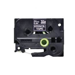 Brother Stencil Tape STE151 Black 24mm