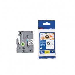 Brother Black-on-White P-Touch Tape 12mmx4m