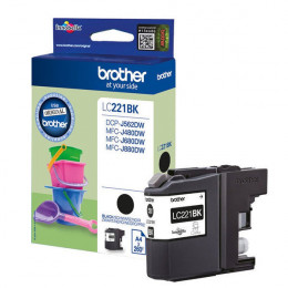 Brother LC221BK Standard Yield Black Ink Cartridge