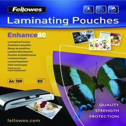 Fellowes A4 Matt 160 micron Enhance Laminating Pouch
