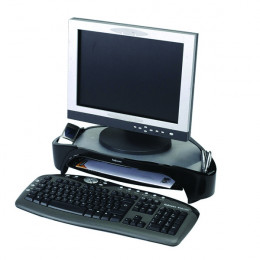 Fellowes SmartSuites Monitor Riser Plus Black