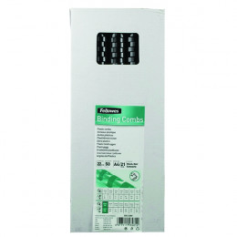 Fellowes Binding Combs 22mm Black [Pack of 50]