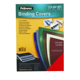 Fellowes Delta Leatherboard Binding Covers Black [Pack of 100]