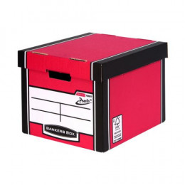 Bankers Box Premium Tall Box Red [Pack of 5]