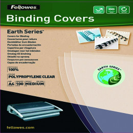 Fellowes Earth A4 Binding Cover Clear [Pack of 100]