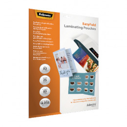 Fellowes Easyfold Laminate Pouch A3 [Pack of 25]