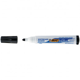 Bic Drywipe Marker Bullet Tip Black [Pack of 12]