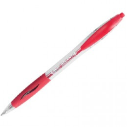 Bic Atlantis Retract Ball Pen Red