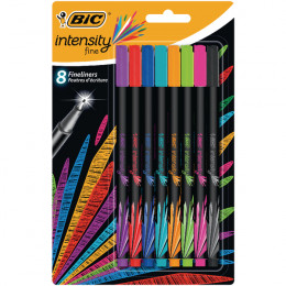 Bic Intensity Fineliner Pens Assorted [Pack of 8]